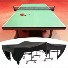 280x153x73cm Outdoor Tennis Tisch Abdeckung Hof Terrasse Wasserdicht Staub-proof Tisch Abdeckung Schwarz