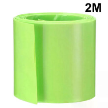 Guaina termorestringente per batteria 26650 da 2 m/5 m, larghezza piatta 43 mm, guaina termorestringente