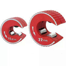 2kpl 15mm & 22mm kupariputkileikkuri Mini Auto Pipe Slice Tool sinkkiseoksesta valmistettu putkileikkuri