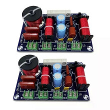 2ST 3-vägs 250W 850/5200Hz Frekvensdelare DIY Högtalare Filter Krets Diskant Medium Bas Hifi Stereo