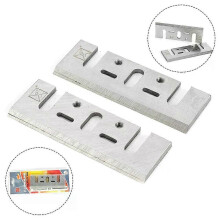 Lot de 2 lames de rabot électrique 82 mm, pour Makita 1900B KP0800 D26676 DW680