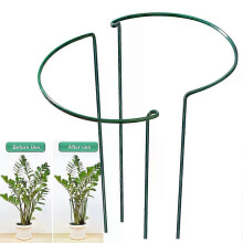 2 robusti pali di supporto per piante in metallo, supporto per piante rampicanti, per giardino, per