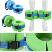 2kpl Aquatic Cuffs Uima Leggingsit Käsi Kelluva Rengas Raskaat Painot Vesi Harjoitus Aerobic Sormukset
