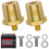 2PCS Thread Male Brass Side Post Battery Terminal Charging Posts Standard Side Post Battery Post Adapter 1