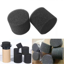 2 stuks schuimrubberen luidsprekerpoortdoppen 72/80/85/90/95/100 mm diameter x 60/80/100 mm hoogte schuimrubber