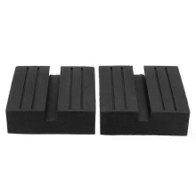 2Pcs Universal Auto Schlitz Lift Trolley Jack Disk Block Gummi Pad Schutz Adapter