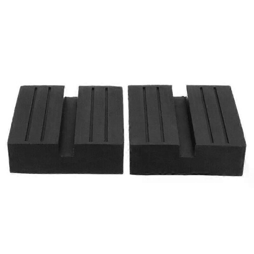 2Pcs Universal Auto Schlitz Lift Trolley Jack Disk Block Gummi Pad Schutz Adapter