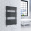 AICA (Anthracite, 800x450mm) Heated Towel Rail Flat Central Heating Radiator 2