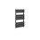 AICA (Anthracite, 800x450mm) Heated Towel Rail Flat Central Heating Radiator 4
