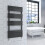 AICA (Anthracite, 1000x450mm) Heated Towel Rail Flat Central Heating Radiator 2