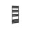 AICA (Anthracite, 1000x450mm) Heated Towel Rail Flat Central Heating Radiator 4