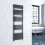 AICA (Anthracite, 1600x450mm) Heated Towel Rail Flat Central Heating Radiator 2