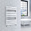 AICA (White, 800x450mm) Heated Towel Rail Flat Central Heating Radiator 2