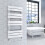 AICA (White, 1000x450mm) Heated Towel Rail Flat Central Heating Radiator 2