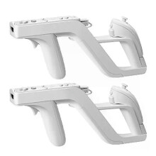 Lot de 2 supports de jeu Zapper pour télécommande Nintendo Wii, manette droite/gauche, accessoires de