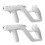 Supporto per giochi Zapper da 2 pezzi per telecomando Nintendo Wii, controller destro e sinistro, accessori 1
