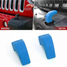 2 stuks bumper trekhaakbeschermers voor Wrangler JK JL Gladiator TJ 2007- Trekhaakbeschermer auto-accessoires