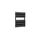 AICA (Black, 650x500mm) Heated Towel Rail Flat Central Heating Radiator 4