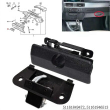 2kpl auton hansikaslokeron lukon salpa BMW 3 E30 5 E34 7 E23 Z1 Z3 51161849472 51161946513 Muovinen