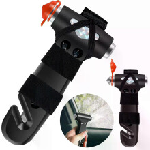 2st Bilsäkerhetshammare Bärbar Auto Survival Emergency Escape Hammer Fönsterbrytare Säkerhetsbältesklippare