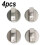Lot de 4 boutons de commande rotatifs de rechange pour cuisinière à gaz 1
