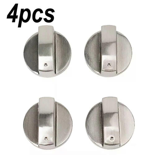 Lot de 4 boutons de commande rotatifs de rechange pour cuisinière à gaz