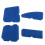 4 Pcs Silicone Sealant Spreader Profile Applicator Tile Grout Tool Home Help 1