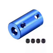 3-8mm tot 5-8mm boring starre koppeling 25mm lengte 14mm diameter aluminiumlegering askoppeling connector
