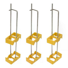 Lot de 3 outils de teinture pour verres, support de coloration pour lunettes, impression en plastique,