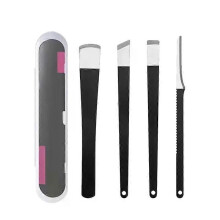 Set di coltelli per pedicure da 4/5/6/9 pezzi, strumenti per tagliare i calli delle unghie, per rimuovere