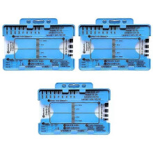 3kpl EKG 7-askelviivain EKG 7-askelviivain EKG/EKG-tulkintaan EKG-viiteopas Viivain EKG-satulat