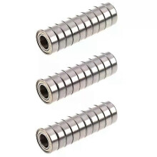 Lot de 30 roulements à billes à gorge profonde scellés à une rangée 698Z 8 x 19 x 6 mm