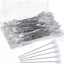300 kpl Corsage Pins Boutonniere Pins Boutineer Pins White Pearl Pins Hääkimppuneulat koruihin