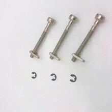 Kit de 3 tornillos tensores de cadena para Husqvarna 136, 137, 142, Partner 350, 351 y McCulloch MacCat