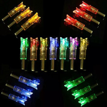 3 flechas de ballesta para tiro con arco, iluminadas, con luz LED brillante, para caza nocturna, deportes,