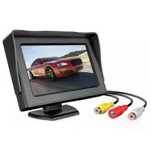 Monitor per auto a colori digitale HD con display LCD TFT da 43 pollici con ingresso AV bidirezionale