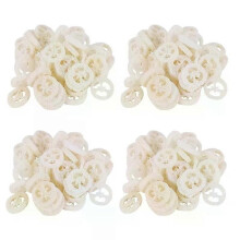 4-6 cm leveä 200 kpl / erä Natural Loofah Slice Diy Mukauta saippuatyökalut Puhdistussieni Scrubber