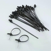 30PCS Car Wire Tie Clip Releasable Wrap Cable Fastening Clips Self-locking Plastic Zip Tie Fit for All