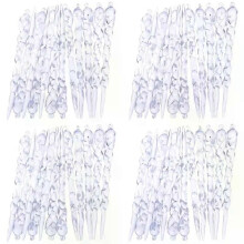 48 stuks acryl ijspegels kerstboom ijspegels hangers voor de Kerstman buitenfeest decoratie ijspegels