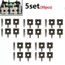 30 st litiumbatteri nickel ark Polygonal batteri pack nickel ark för punktsvetsmaskin batterier