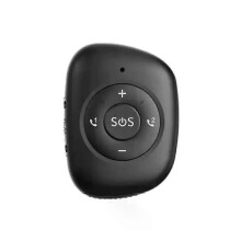 Pendentif GPS personnel 4G avec appel SOS, détection de chute et boutons de volume réglables