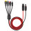 Cable de extensión para panel solar 4 en 1, divisor para conector Anderson, adaptador de CC, enchufe 1