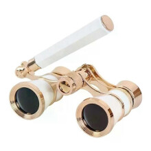 Binocolo vintage 3x25, telescopio, occhiali da teatro dell'opera con manico retrattile, telescopio per