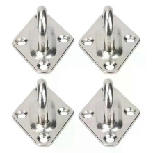 Ganchos de acero inoxidable 304 para montaje en pared, resistentes, para barcos, yoga, columpios y hamacas,