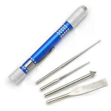 4-in-1 diamantvijlset, slijptips, vijlen, sieraden, hobby, snijset, compact formaat, gebruikt voor sieraden