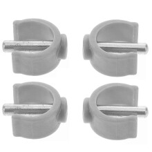 4 Pcs Falten Walker Clamp Teleskop Walking Sticks Krücken Polsterung Abs Schnalle Latch