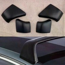 4st bil svart takräcke lock Cap Rail End Shell Plast Passar till Tesla Model 3 Tillbehör