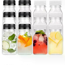 4 stuks plastic sapflessen nieuwe 120ML/150ML transparante heldere drankcontainers met fraudebestendige