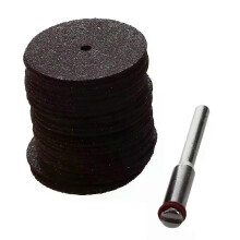 36 stuks snijschijven slijpschijfset Rond 25X6mm bruin voor Dremel KL 1