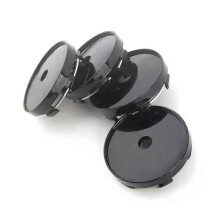4 stücke Autos Schwarz Räder Hub Center Cap 56mm Felgenabdeckungen Auto Kein Logo Abzeichen Anzug Für